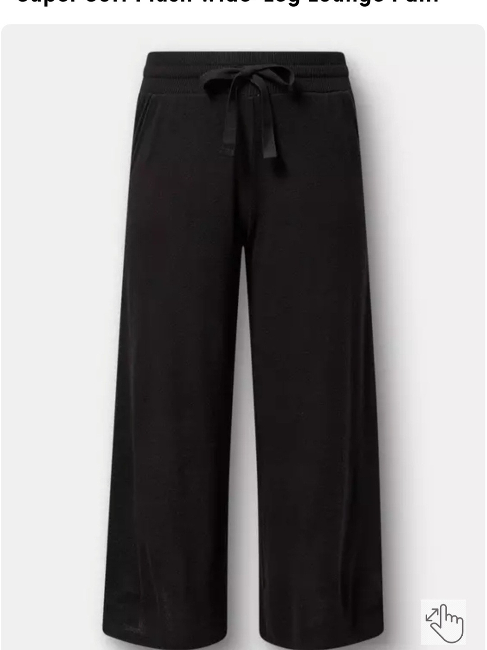Torrid Super Soft Plush Wide-Leg Lounge Pants